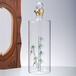 河北直管玻璃双层内置竹子造型白酒瓶透明玻璃个性空酒瓶