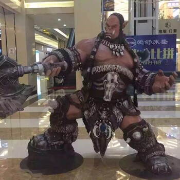 魔兽主题展_魔兽世界人物模型人物服饰租赁