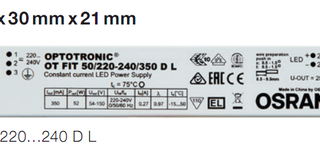 Osram欧司朗OTe25/220-240/700CS18V-36V不可调光9w-25w驱动电源批发图片3