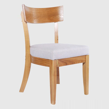 现代简约餐椅白橡木温莎椅纯实木餐椅咖啡厅餐厅休闲椅子