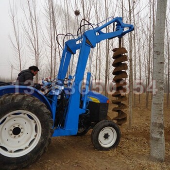 拖拉机钻孔机大直径打洞机大型拖拉机植树机