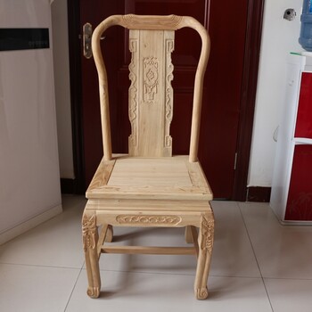厂家生产直供白茬中式仿古椅子，餐椅、办公椅、休闲椅