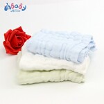 厂家直销儿童方巾口水巾全棉纯色6层纱布母婴用品婴儿口水巾