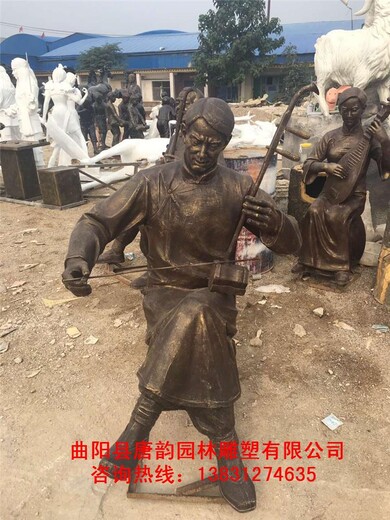 玻璃鋼民俗雕塑，民俗文化小品雕塑制作