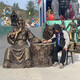 中医文化雕塑图