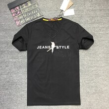 男裝正品夏裝商務(wù)休閑金盾T恤一手貨源折扣批發(fā)廣州名都匯