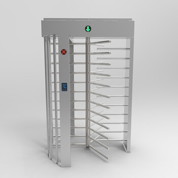 工地小区全高转闸工地十字旋转闸刷卡人脸识别考勤系统