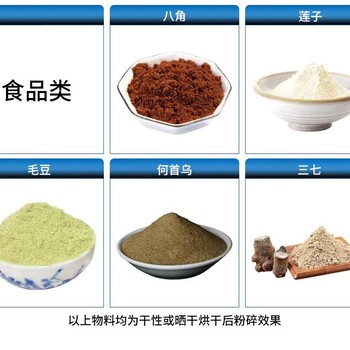 不锈钢水冷高速毛豆莲子食品打粉机