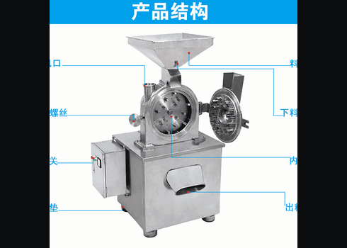 化工材料树枝物料多功能高速齿盘粉碎机