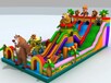 新款充气城堡儿童乐园大型气模玩具游乐设备室外蹦蹦床大滑梯直销