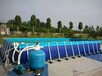 上海儿童游乐园支架水池充气水滑梯厂家直销