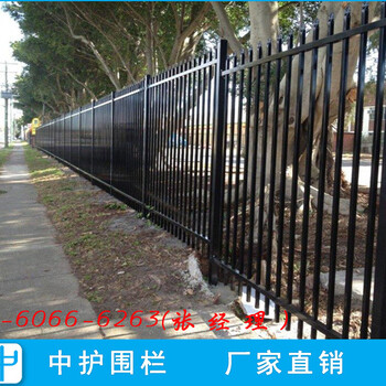 惠州宾馆外墙锌钢护栏小区三横杆围栏惠东庭院栅栏