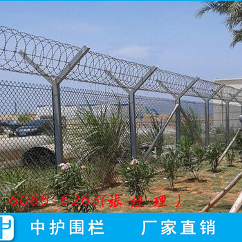 铁丝网护栏供应商增城市政绿化带刺铁围栏道路阻隔网