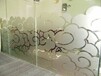 北京办公室玻璃贴膜LOGO腰线LOGO墙彩色不干胶