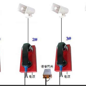 控制室与车间对讲电话多方通话电话系统桌面式大功率双向扩音