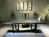 新中式黑檀大板实木大板桌餐桌书桌茶桌巴花奥坎黄花梨