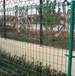 浙江公园侵塑护栏网杭州框架护栏网价格绿色钢丝网围栏厂家