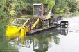 夏季水生植物清理船小型电动碎草船定制
