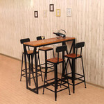 餐厅家具定做美式铁艺实木咖啡酒吧椅个性创意餐椅休闲椅总统椅