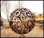 不锈钢镂空球雕塑