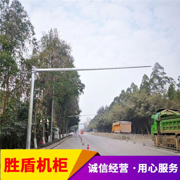 河南省三门峡市组合监控杆小区道路交通八角立杆