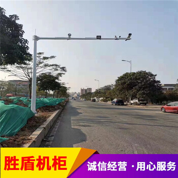 湖南省长沙市厂家定制电子监控杆八角道路监控立杆