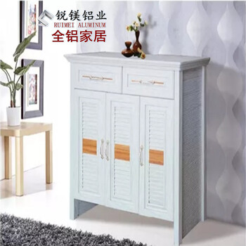 全鋁家具鋁合金型材工廠全鋁鞋柜定制入門鞋柜玄關(guān)鞋柜定做