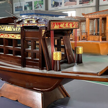 嘉兴南湖红船模型摆件大型木船室外景观装饰展厅道具船