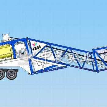 供应移动式混凝土搅拌站郑州中晨搅拌站设备