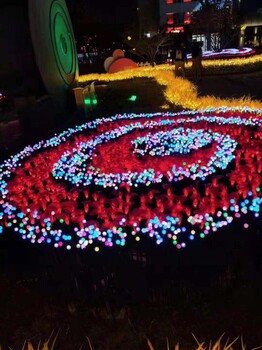 灯光节厂家2019年全国大面积春节制作安装案例风车节