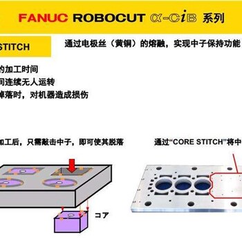 日本FANUC发那科慢走丝线切割机床--PCD刀具切割技术