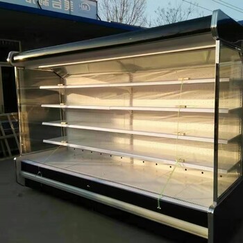 超市冷冻柜饺子丸子海鲜水产展示柜卧式岛柜组合商用展示冰柜