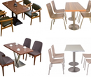 广安市快餐桌椅、西餐厅桌椅、火锅桌椅定制工厂图片