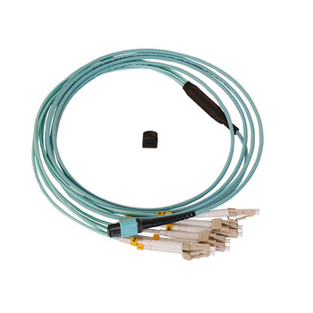 MPO-LC8芯光纤跳线OM3万兆多模跳线3米电信级可定做