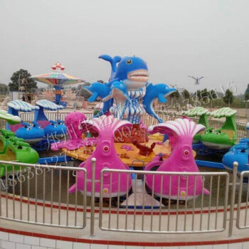游乐场儿童游乐设备激战鲨鱼岛华艺游乐品质优良