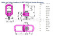 RUD旋转吊环侧拉加长VLBG4tM24H222进口德国RUD旋转吊环