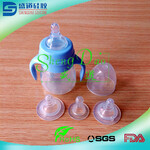  Silicone pacifier for infants and young children, medical liquid silicone processing, customized environment-friendly silicone bottle pacifier