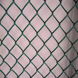 厂家定制体育球场防护勾花网镀锌铁丝菱形勾花网绿色围栏勾花网图片1