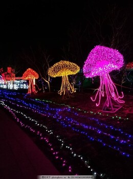 四川梦幻灯光活动制作厂家LED灯光节制作厂家