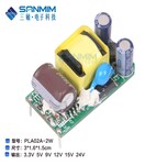 PLA02Asanmim/三敏新款低功耗2W电源模块AC-DC隔离开关电源稳压裸板模块
