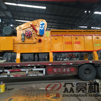 广西大型木材粉碎机产量高操作简单价格175000元（郑州众冕机械公司生产）