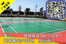 天津塘沽网球场围网	网球场施工塑胶网球场网球场地面材料价格图片3