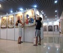 北京八棱柱展板搭建，挂画展板租赁，销售等图片