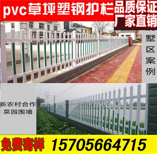 淮北市濉溪县pvc绿化栏杆 pvc草坪护栏              