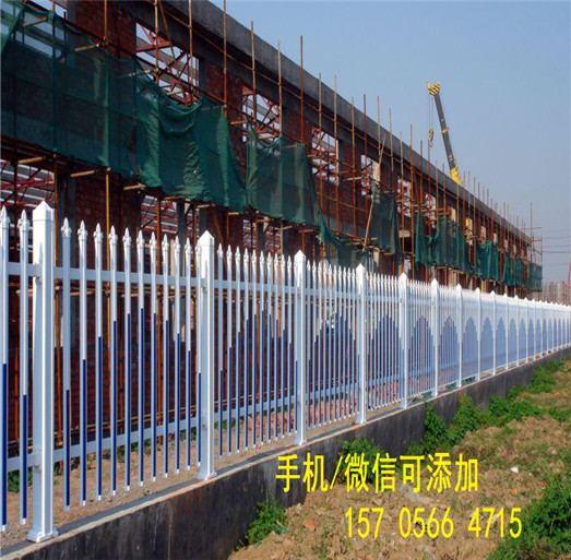 阜阳市太和县塑钢护栏花园竹栅栏装饰围栏