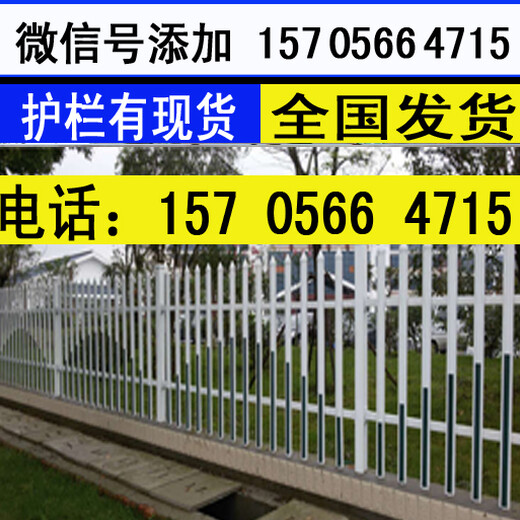 广东肇庆端州区包立柱pvc塑钢护栏花坛草坪护栏多少钱价格