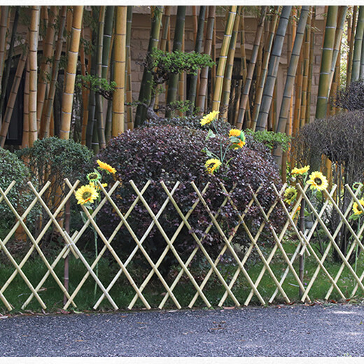 鼓楼区塑钢护栏花坛栏杆竹篱笆厂家供应