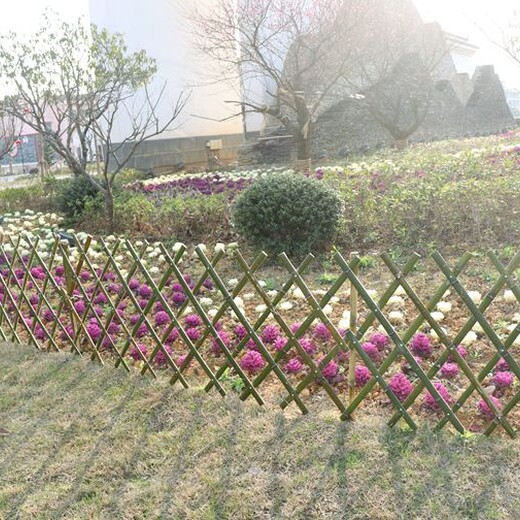 朔州市户外花园护栏紫竹帘竹竿围墙装饰