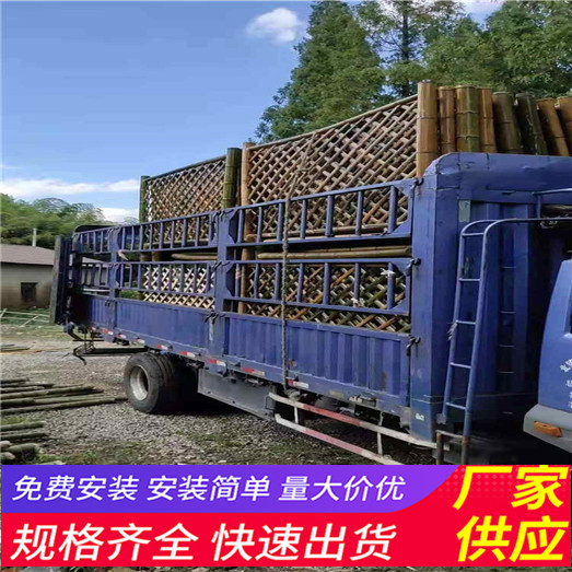 淄博桓台县竹篱笆 pvc护栏碳化木质围栏_免费提供样品（中闻资讯）