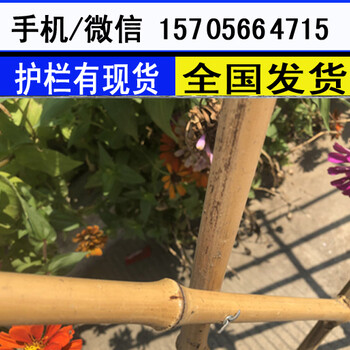 浙江湖州竹篱笆pvc护栏庭院栅栏（中闻资讯）